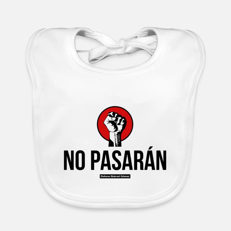 NO PASARAN Bavoir bio Bébé