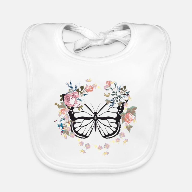 butterfly Organic Baby Bibs