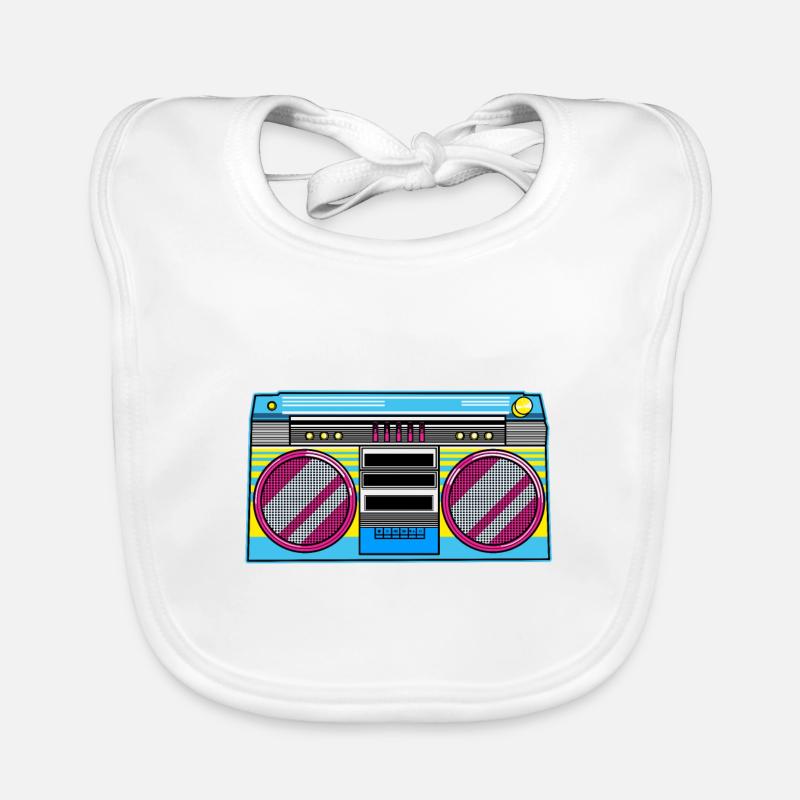 Ghetto blaster Organic Baby Bibs