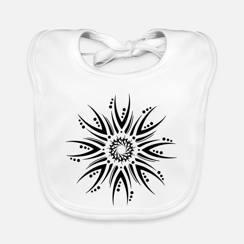 Symbol Blume Baby Bio-Lätzchen