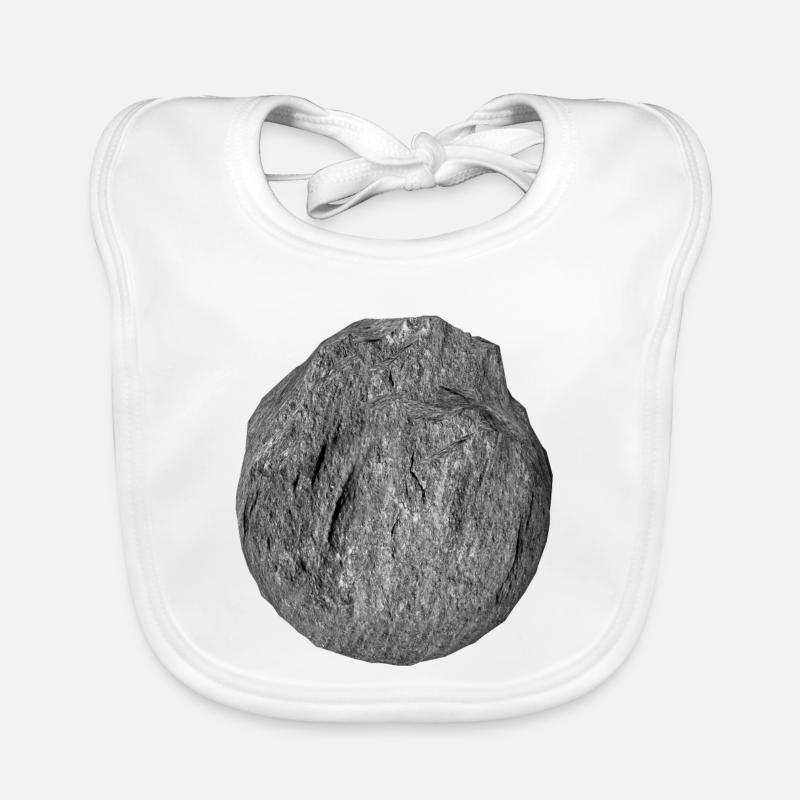 calcul - Bavoir bio Bébé - blanc