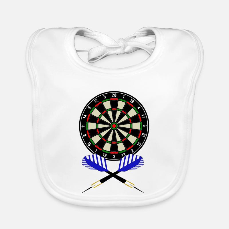 Dartboard Organic Baby Bibs