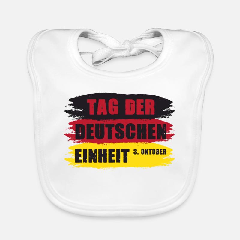 Tag der deutschen Einheit 1990 Deutsche Einheit Baby Bio-Lätzchen
