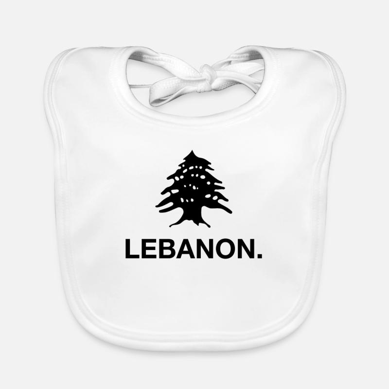 Libanon Beirut Libanese Libanesin Libanesisch LBN Baby Bio-Lätzchen