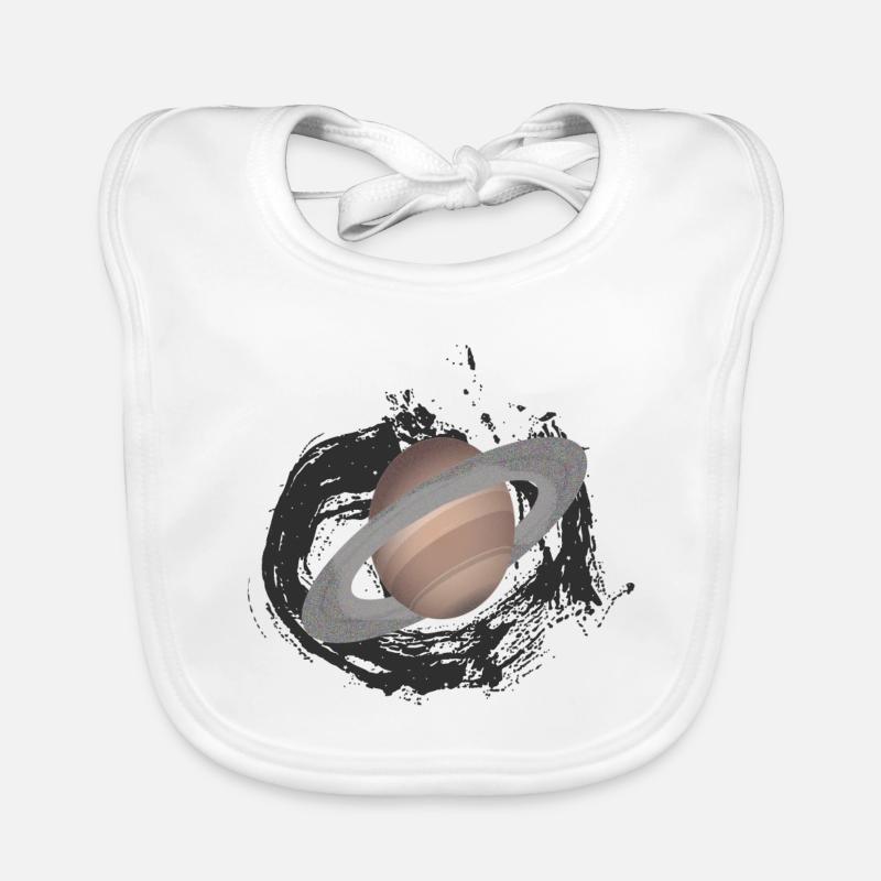 planète Saturne, planète, extraterrestre Bavoir bio Bébé