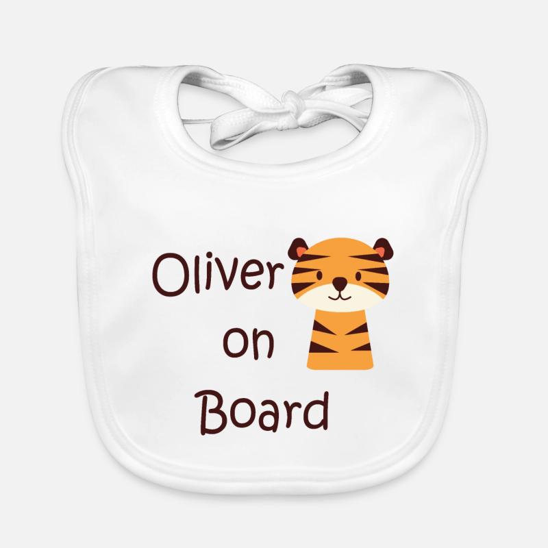 Oliver on board Bavoir bio Bébé