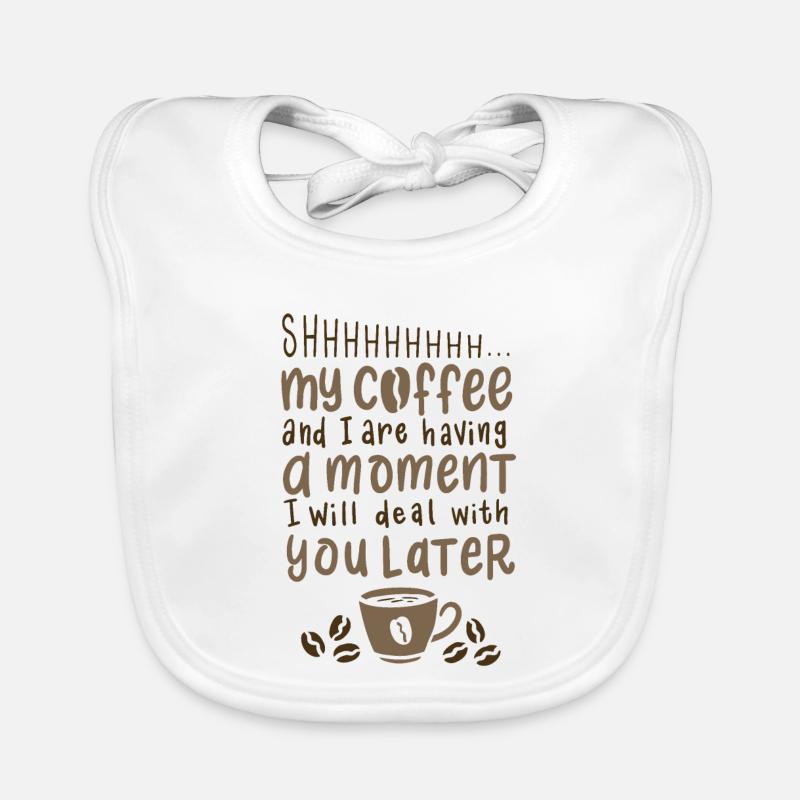 Café sort Bavoir bio Bébé