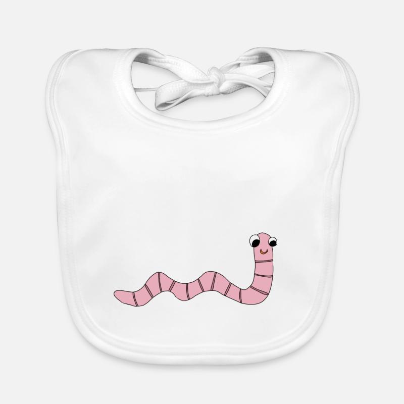 Earthworm *** blank Organic Baby Bibs