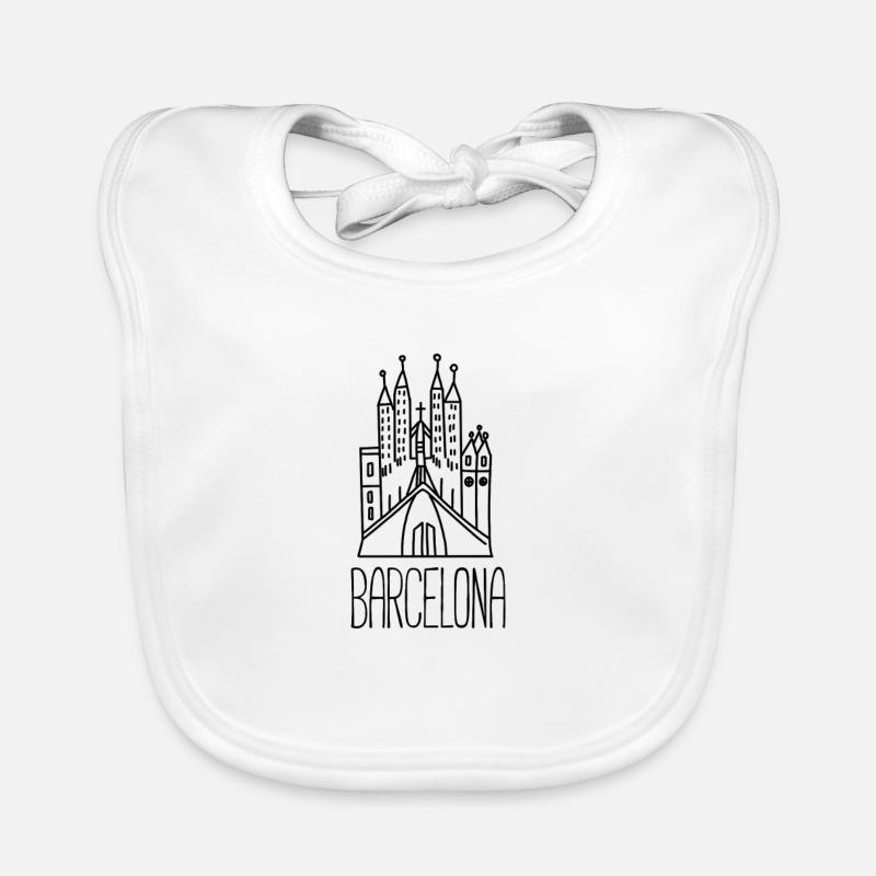 Barcelone Bavoir bio Bébé