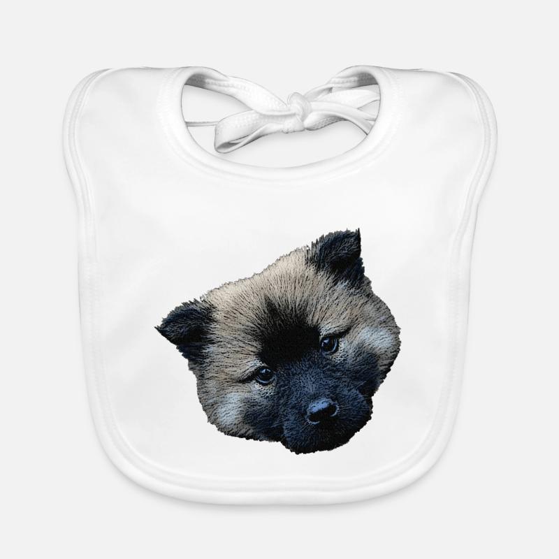 Fermeture du chiot, chiot eurasier Bavoir bio Bébé