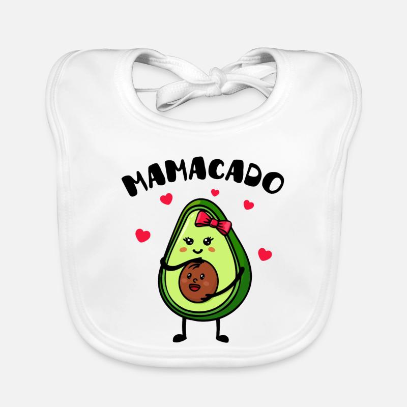 Maman avocat bébé naissance Grossesse ventre bébé Bavoir bio Bébé