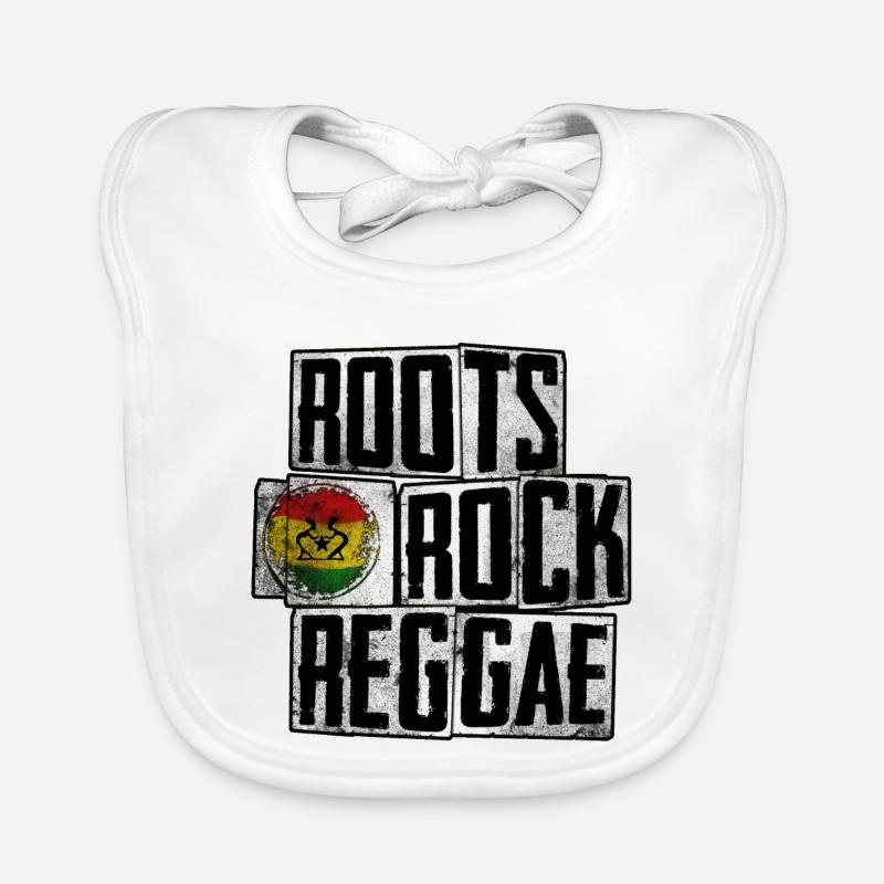 Roots Rock Reggae Design Bavoir bio Bébé