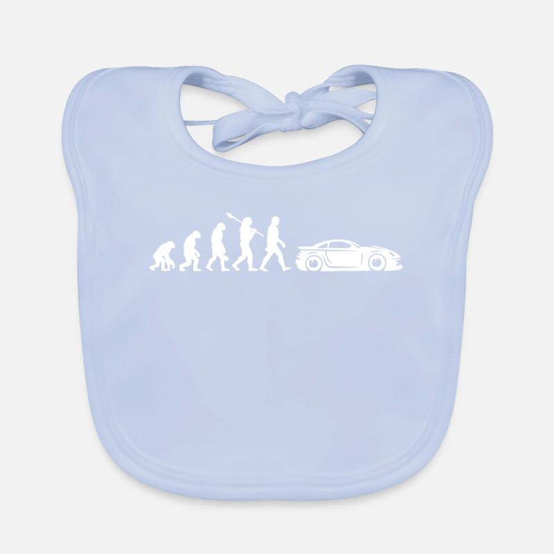 Voiture De Sport évolution Bavoir bio Bébé