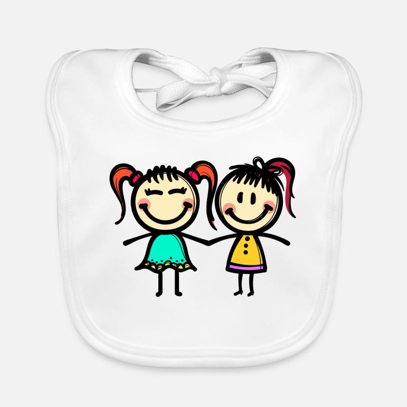 Buddy Best Friends Organic Baby Bibs