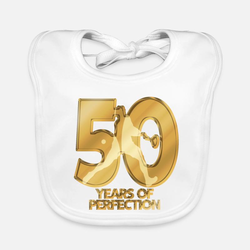 50 ans Bavoir bio Bébé