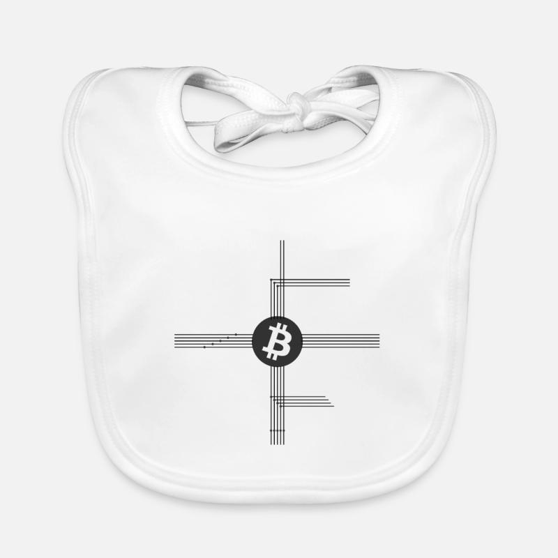 Bitcoin Netzwerk Baby Bio-Lätzchen