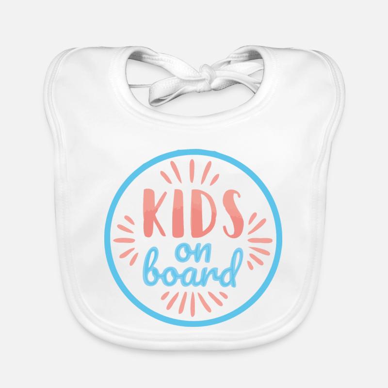 Kinder auf dem Spielbrett Design Baby Bio-Lätzchen