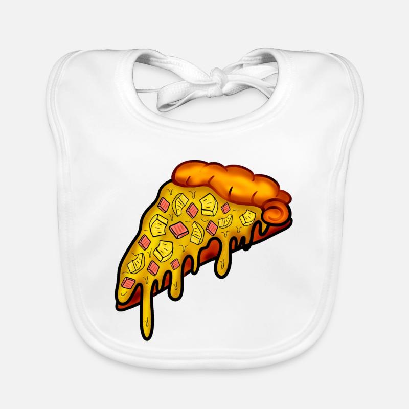 Pizza Hawaï - Ananas JAMBON FROMAGE Bavoir bio Bébé