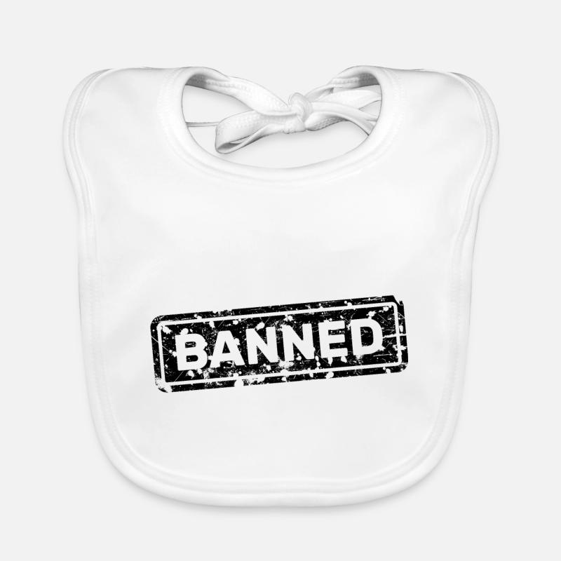 Forbidden, banned, rejected, ostracized Organic Baby Bibs
