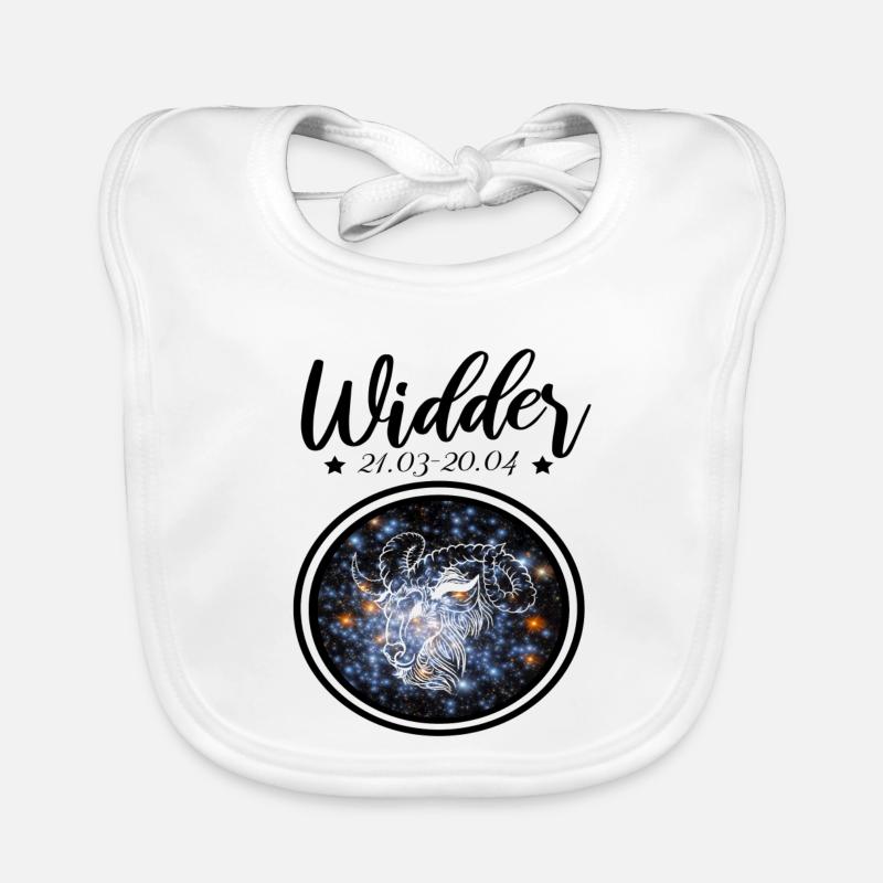 Widder Sternzeichen Baby Bio-Lätzchen
