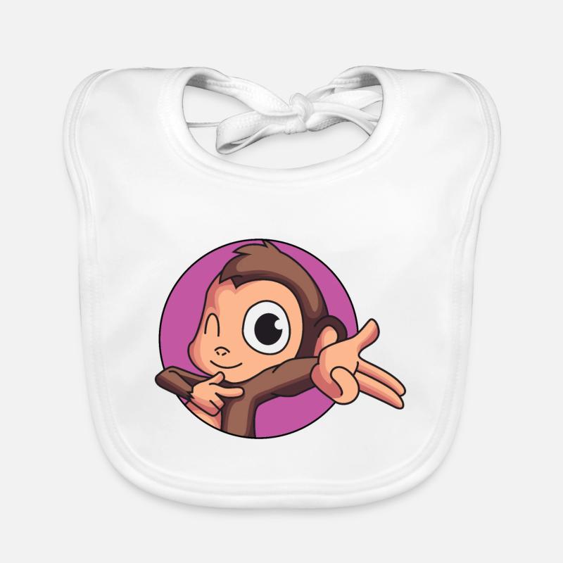 Cheeky monkey Organic Baby Bibs