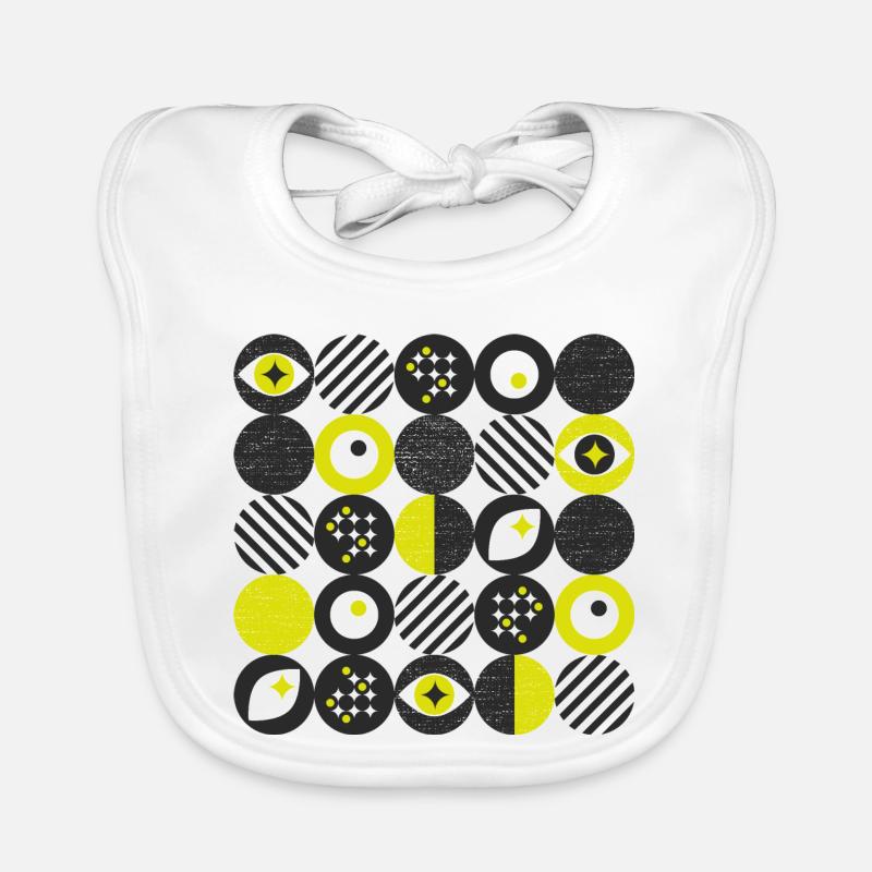 minimimalisme audacieux l points l jaune Bavoir bio Bébé
