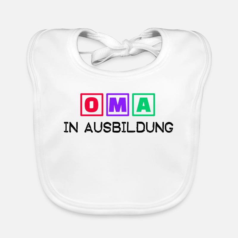 Humorvoll Statement Seniorin Oma Großmutter Baby Bio-Lätzchen