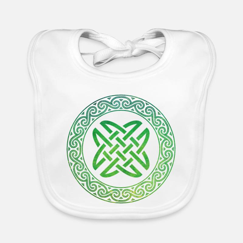 Celtic Knot Organic Baby Bibs