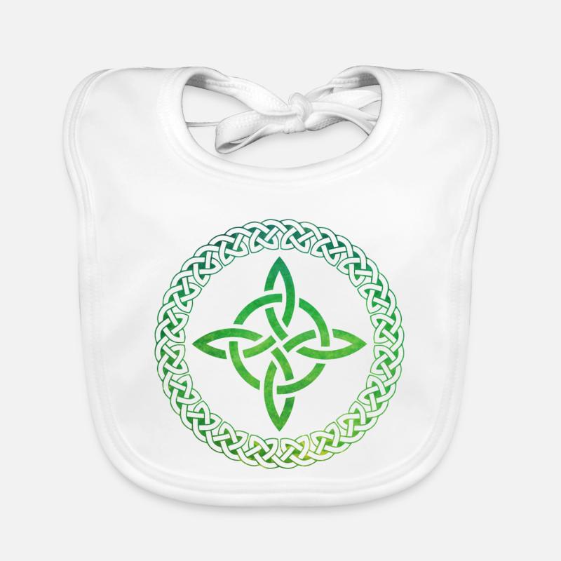 Celtic Knot Organic Baby Bibs