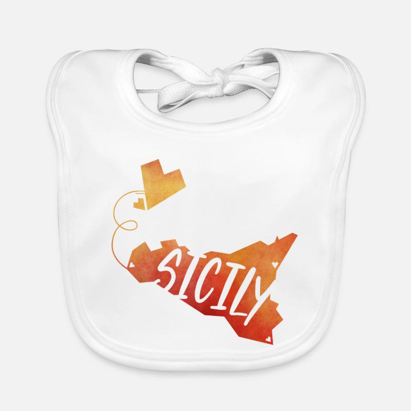 Sicile Bavoir bio Bébé