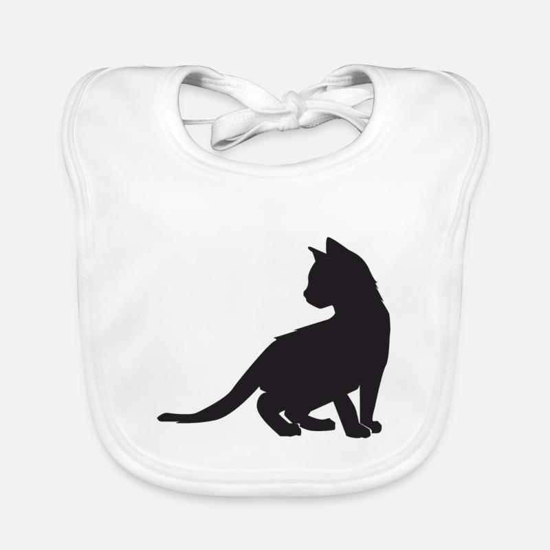 Conception de chaton Bavoir bio Bébé