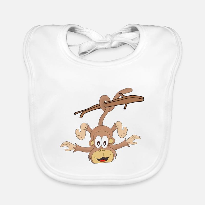 Hanging Monkey Organic Baby Bibs
