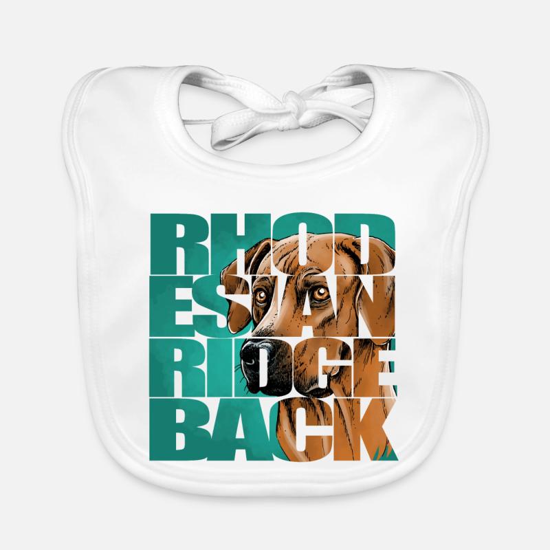 Rhodesian Ridgeback Baby Bio-Lätzchen