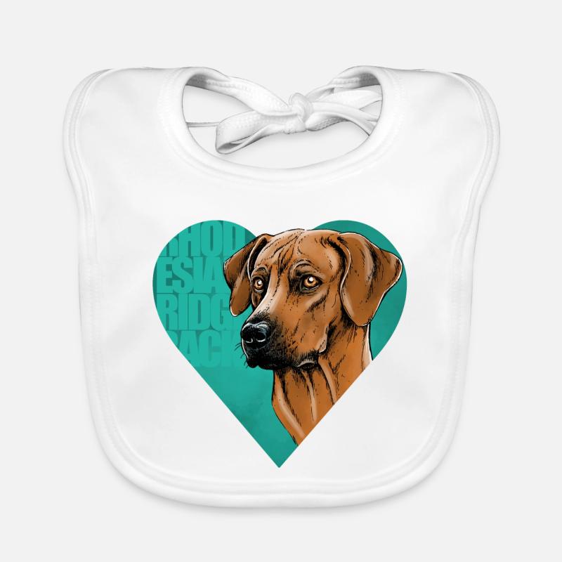 Rhodesian Ridgeback Baby Bio-Lätzchen