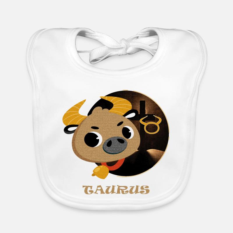 Sternzeichen Stier Baby Bio-Lätzchen