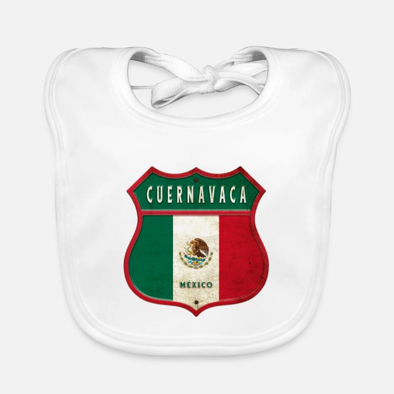 Cuernavaca Mexiko Wappen Design Baby Bio-Lätzchen