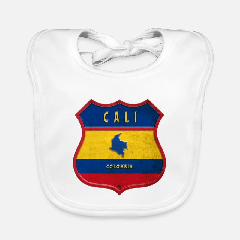 Cali Columbia crest design Organic Baby Bibs