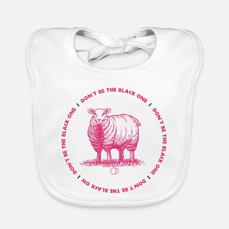 Sheep - Don´t be the black one by CD Baby Bio-Lätzchen