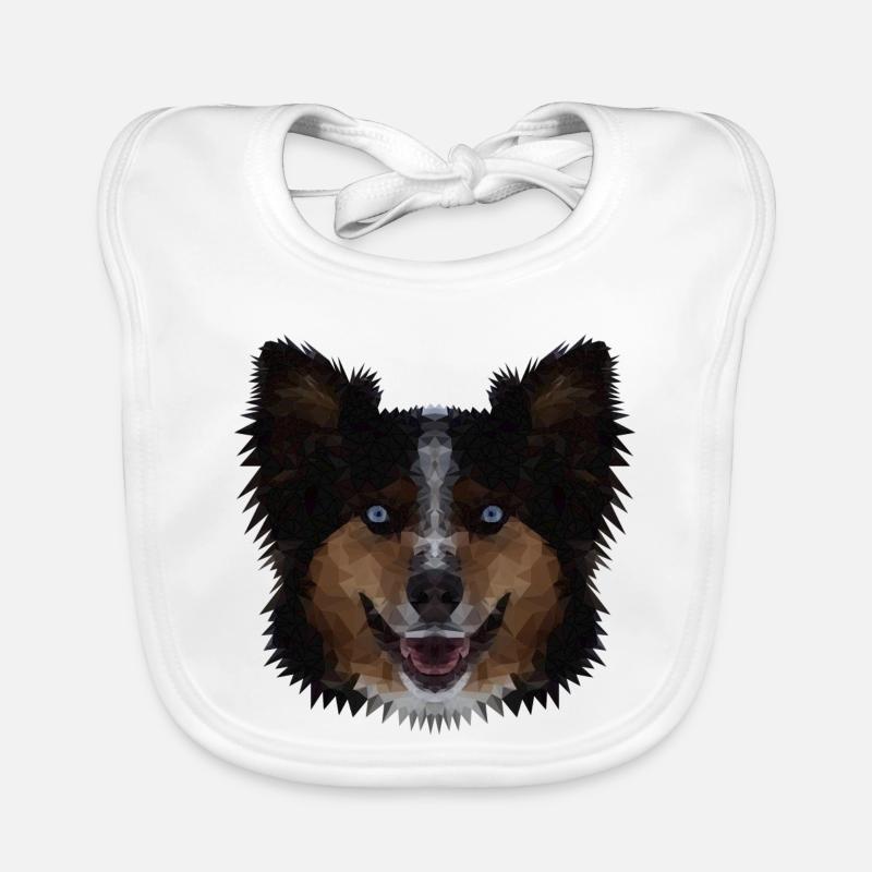 Polygon Hund Baby Bio-Lätzchen