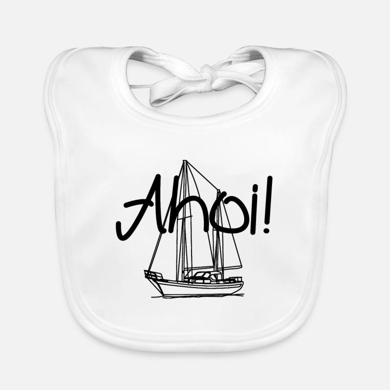 ahoi sailing ship Organic Baby Bibs