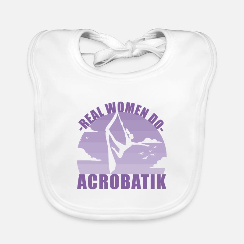 Acrobatics Aerial Acrobatics Acrobatics Sports Gift Organic Baby Bibs