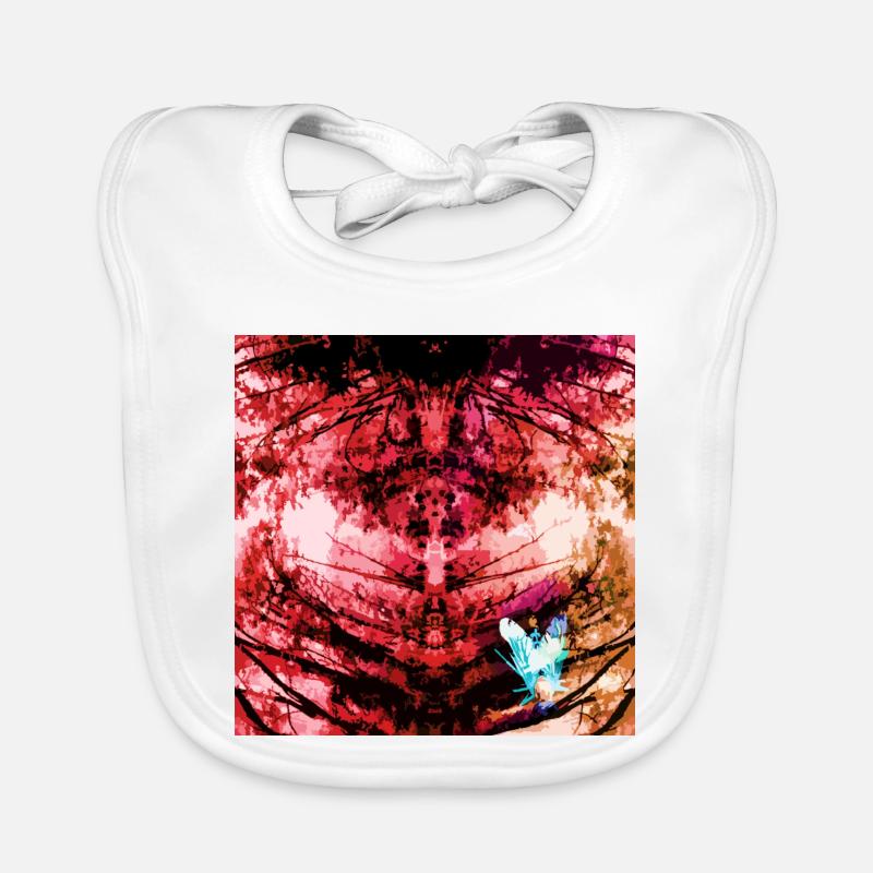 Forêt Rouge Manala Bavoir bio Bébé