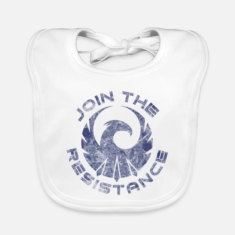 P.R.I.M Join the resistance marmor Baby Bio-Lätzchen