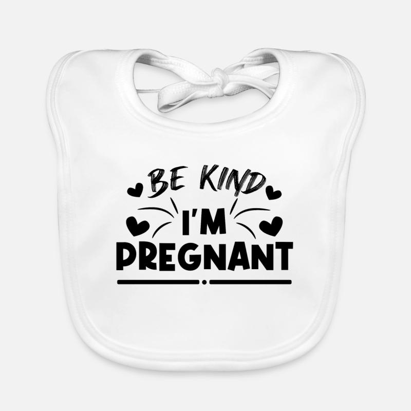 Parents Grossesse Grossesse Déclaration Coeur Bavoir bio Bébé