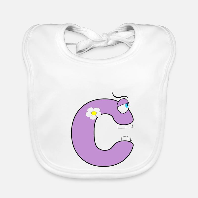 C - Baby Bio-Lätzchen - Weiß