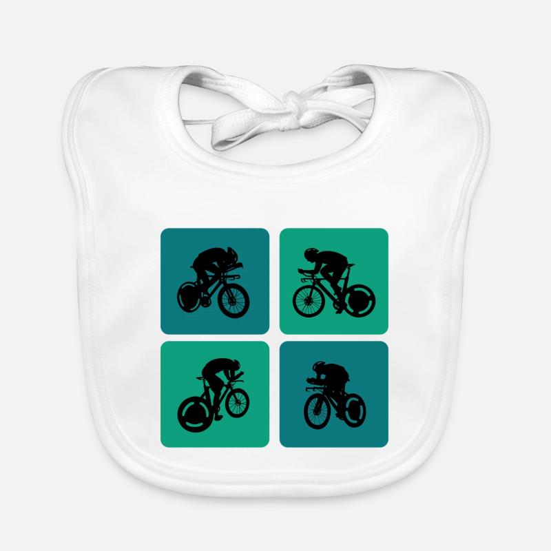 Conception de vélo de route Bavoir bio Bébé