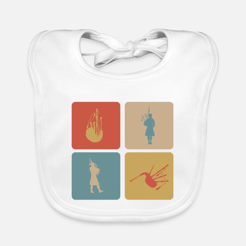 design de cornemuse Bavoir bio Bébé