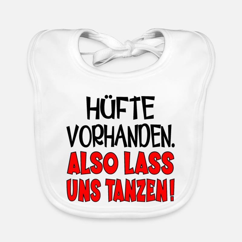 TANZEN HÜFTE Baby Bio-Lätzchen