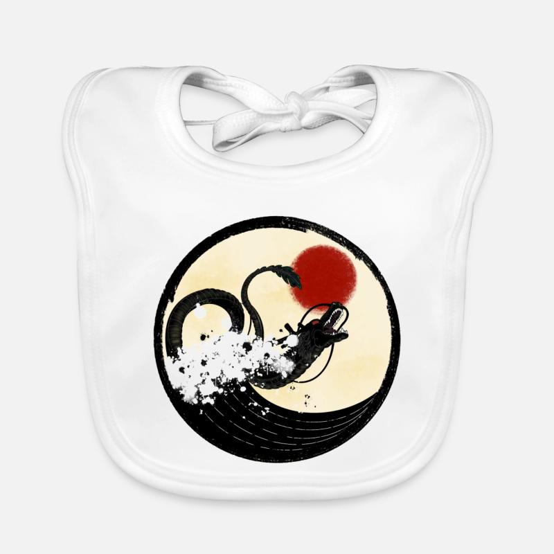 Dragon chinois Bavoir bio Bébé
