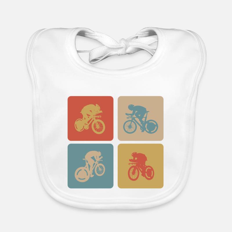 Conception de vélo de route Bavoir bio Bébé